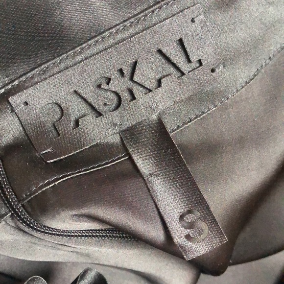 Paskal AW/15 Black Frilled Charmeuse A-Line Skirt - Picture 10 of 11